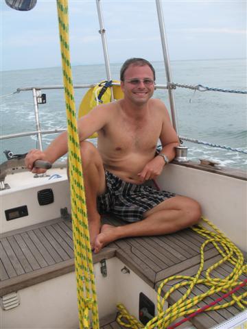 18. července 2008: Prvn Den Na Moi Péťa kormidluje k Pisangu